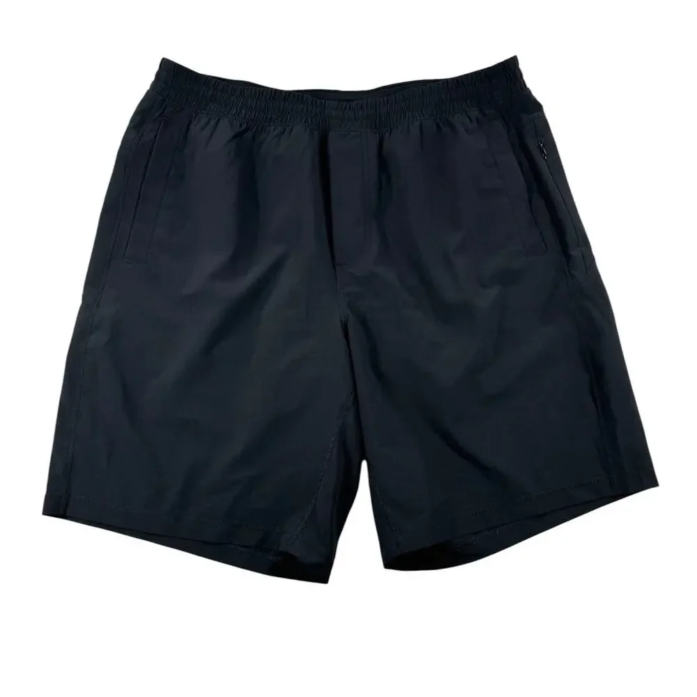 Birddogs Workout Shorts XL Long Black Lined Performance Gym Athleisure Active